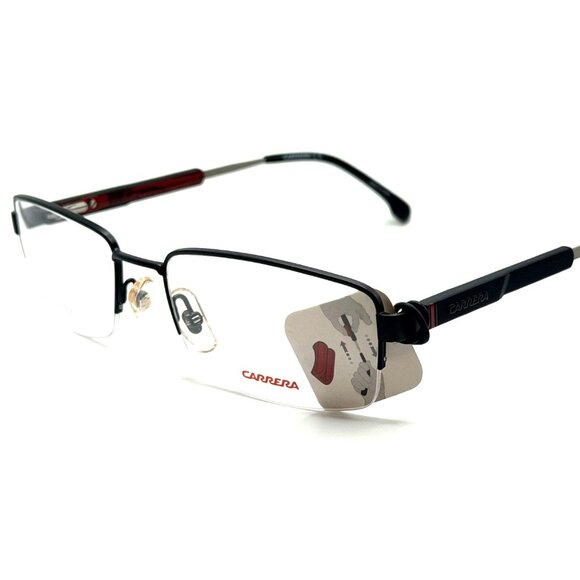 NEW CARRERA 8836 003 Matte Black Men Eyeglasses 56mm 19 145 - Picture 1 of 9